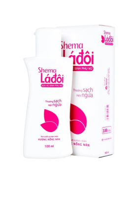Dung dịch vệ sinh phụ nữ Shema Lá đôi hương nồng nàn giúp làm sạch nhẹ nhàng vùng kín (chai 100ml)