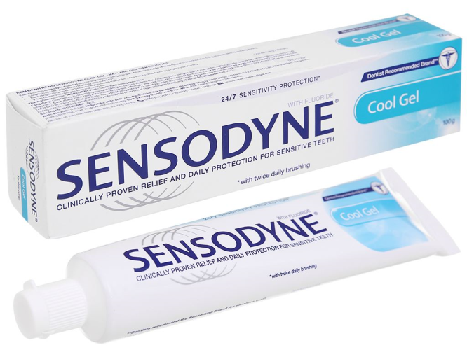 Kem đánh răng Sensodyne mát lạnh giúp giảm ê buốt răng (tuýp 100g)