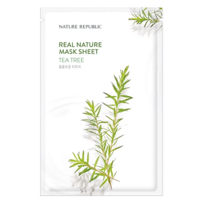 Mặt nạ dưỡng da Nature Republic Real Nature Tea Tree Mask Sheet 23ml