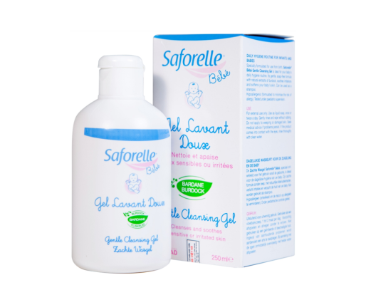 gel tắm dành cho trẻ sơ sinh và trẻ nhỏ - SAFORELLE Bebe Gentle Cleansing Gel 250ml