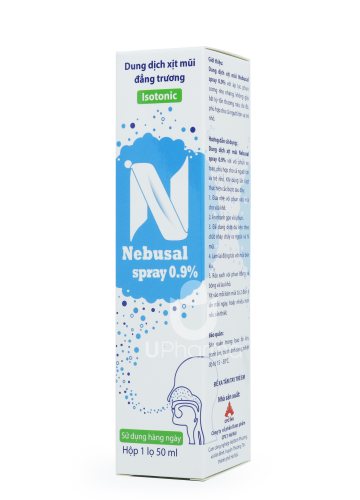 Dung dịch xịt mũi Nebusal Spray 0.9 - Hộp 1 lọ 50ml