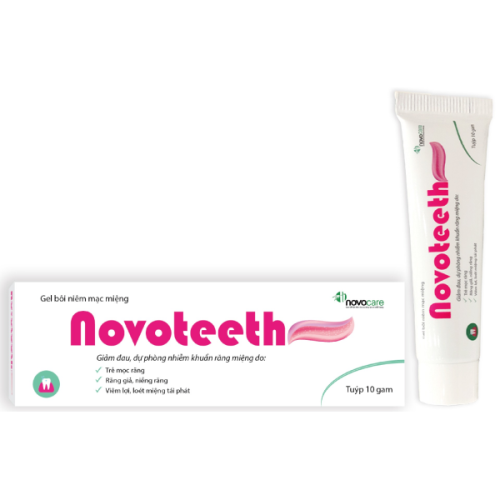 Gel bôi niêm mạc miệng Novoteeth - Hộp 1 tuýp  10g
