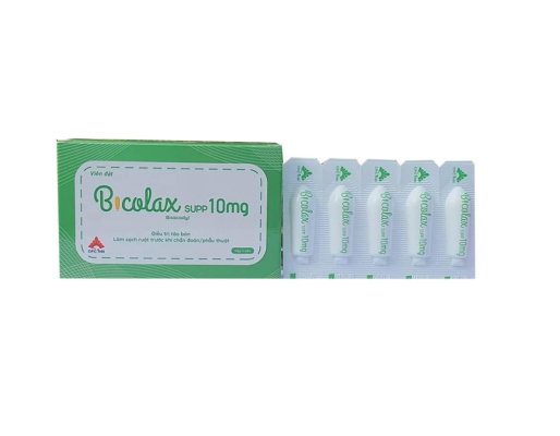 Bicolax Supp - 1 vỉ x 5 viên 10 mg