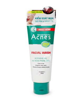 Gel RM ngăn ngừa mụn (Acnes 25+Facial Wash)100g - (Việt Nam)