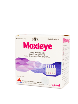 Moxieye - Hộp 4 vỉ x 5 ống 0.4ml