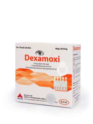 Dexamoxi - Hộp 4 vỉ x 5 ống 0.4ml