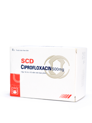 SCD Ciprofloxacin 500mg (10v x10v)