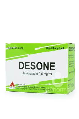 Desone - 4 vỉ x 5 ống 5ml