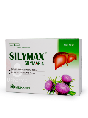 Silymax 70 mg Hộp 4 vỉ x 15 viên