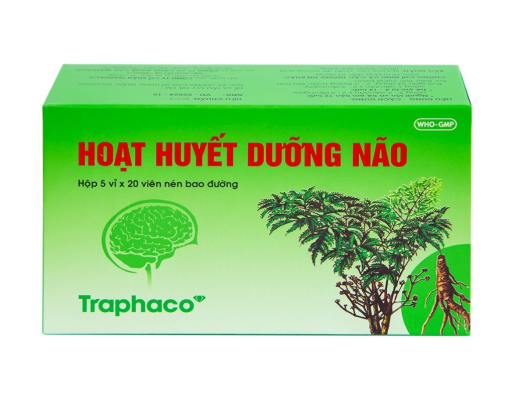 Hoạt huyết dưỡng não Trapharco BP Tab H5x20