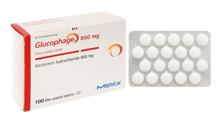 Glucophage Tab 850 mg 100's