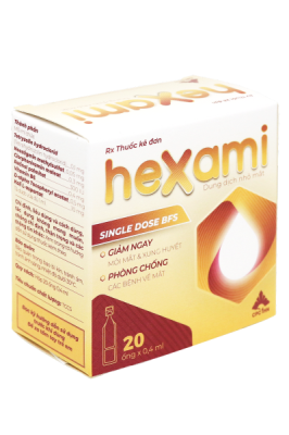 Hexami - Hộp 4 vỉ x 5 ống 0.4ml