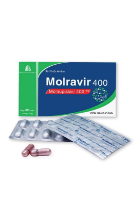 Molravir 400 (hộp 2 vỉ x 10 viên)