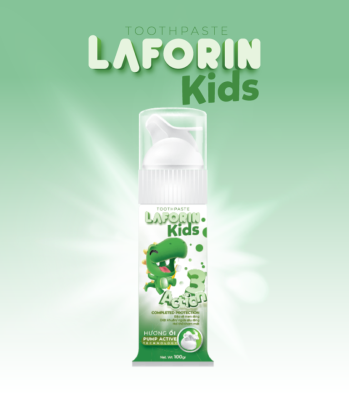 Kem Đánh Răng Trẻ Em Laforin Kids toothpaste Hộp 1 lọ 75g (Hương ổi)