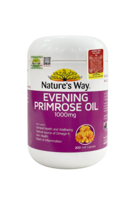 Nature's Way Evening Primrose Oil 1000mg 200v 