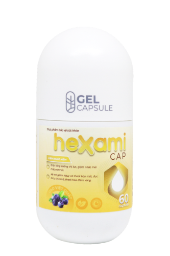 Hexami cap hỗ trợ tăng cường thị lực, giảm nhức mỏi, mờ mắt lọ 60