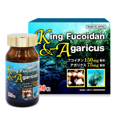 Kingfucoidan&Agaricus (120 viên|hộp)