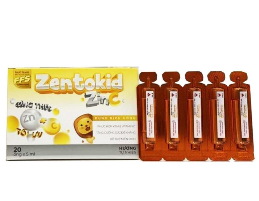 Siro Ginkid ZinC bổ sung kẽm, tăng sức đề kháng (20 ống x 5ml)